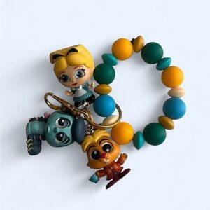 Alice in wonderland keychain
